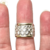 Anillo Plata Y Oro Ancho Importante Mujer cod1164 - comprar online