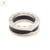 Anillo Plata Bulgari Cinta Centro Negro cod1115