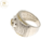 Anillo Plata Y Oro Flor cod1143