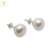 Aros Plata Perla Cultivada de Rio 10 mm cod2006