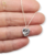 Dije Corazon Swarovski Elements Plateado Gris CAL 10 mm Plata 925 (Sin Cadena) cod4579 - comprar online