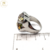 Anillo Acero Piedras cod3534