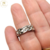 Anillo Acero Tipo Trenzado cod2311 - comprar online