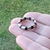 Anillo Acero Negro Y Plateado cod2330