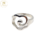 Anillo Acero Flor Calada cod3535