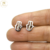 Aros Acero Mano de Fatima con Cubic cod2256