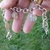 Pulsera Plata con 4 Dijes San Benito cod1365