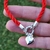 Pulsera Plata Hilo Seda Rojo + Dije Corazon Plata Inflada Marinero cod3899 - comprar online