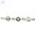 Pulsera Plata Y Oro Corazones con Cubic cod3932