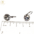 Imagen de Aros Swarovski Plateado Bella Rivoli 10 mm Brisura cod2589