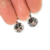 Aros Swarovski Plateado Bella Rivoli 10 mm Brisura cod2589 en internet