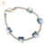 Pulsera Plata con Mariposas Swarovski Verde Azul cod3983 - comprar online