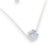 Cadena Plata + Dije Swarovski Trebol Pasante Aurora Boreal 10 mm cod4245 - comprar online