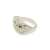 Anillo Plata Y Oro Buho cod4327