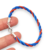 Pulsera Plata Hilo Seda Equipo Futbol San Lorenzo de Almagro cod4266