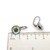 Aros Swarovski Plateado Bella Rivoli Aurora Boreal 10 mm Brisura cod4357 - tienda online