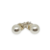 Aros Plata y Oro Lady Di Perla 12 mm cod4392 en internet