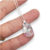 Cadena Plata + Dije Gota Swarovski Shimmer 13 X 23 mm cod4437