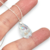 Cadena Plata + Dije Gota Swarovski Shimmer 13 X 23 mm cod4437 - comprar online