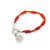 Pulsera Plata Hilo Seda 7 Nudos Rojo + Dije Plata San Expedito cod4515 en internet