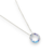 Cadena Plata + Dije Swarovski Aurora Boreal Argolla cod4496