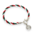 Pulsera Plata Hilo Seda con Dije San Jorge Proteccion cod4503