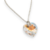 Cadena Plata + Dije Corazon Cristal Swarovski Shimmer 18 mm cod4509