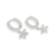 Aros Plata Argolla Colgante Estrella Micro Pave 9 X 20 mm cod4517 - comprar online