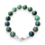 Pulsera Plata 925 Piedra Natural Jade Energia Positiva cod4534