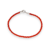 Pulsera Plata Hilo Seda Rojo Bebe Proteccion Niño cod4418