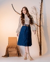Saia Denim Camélia