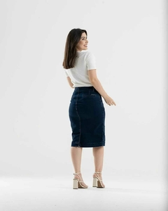 Saia Jeans com Cinto - comprar online