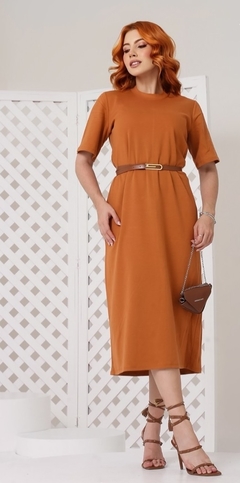 Vestido Midi em Algodão - loja online