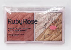 Paleta de Blush e Iluminador - Ruby Rose - comprar online