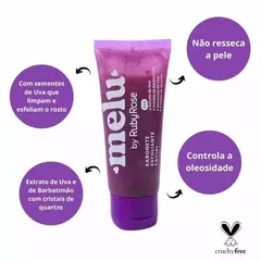 Sabonete Esfoliante Facial - Melu - Uva - Puro Encanto