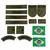 Kit Novos Distintivos Bordados Exército Brasileiro