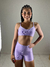 Conjunto Short Cross Compressão + Top Olivia - Lavanda