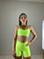Conjunto Short Recorte Compressão + Top Carla - Verde Neon na internet