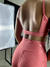Conjunto Short Recorte Compressão + Top Carla - Pêssego - comprar online