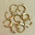 Ear Cuff Dourado com Zircônia Retangular Rebeca - loja online