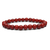 Pulseira Pedra Natural Howlita Vermelha - comprar online