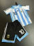 KIT NIÑO RETRO ARGENTINA 2006 TITULAR RIQUELME 10 - Camisetas RM