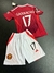 KIT NIÑO MANCHESTER UNITED 2024/25 TITULAR GARNACHO 17 - Camisetas RM