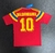 CAMISETA COLOMBIA 1990 SUPLENTE ROJA VALDERRAMA 10 en internet
