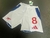SHORT ARSENAL 2024/25 BLANCO CON EL 8 - TELA JUGADOR en internet