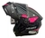 CAPACETE XTROY MODULAR RMC PRETO/ROSA