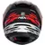 CAPACETE ASX CITY ARROW BRILHO PRETO/VERMELHO/BRANCO