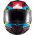 CAPACETE TEXX FECHADO HAWK RIDE AZUL VERD VERM PRETO - comprar online