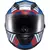 CAPACETE TEXX FECHADO WING GRID AZUL VERM BRANCO - FC MOTO PEÇAS