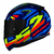 Imagem do CAPACETE RAPID FF353 TAGLINE BLU/YELLOW